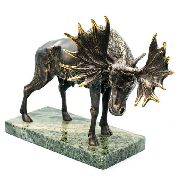 Statuetka "Łoś" marmur
